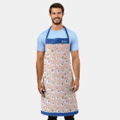 Niedliches Lama-Muster Schürze (Getragen)