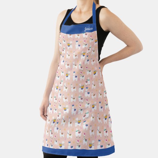 Niedliches Lama-Muster Schürze (InSitu)