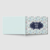 Niedliches Lamatsmuster auf Polka-Punkten Gästebuch (Voll)