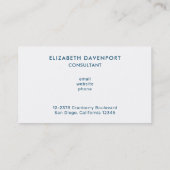 Niedliches Lamatsmuster auf Polka-Punkten Visitenkarte (Rückseite)