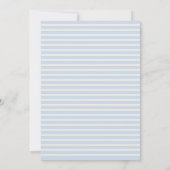 Niedliches Lamb Baby Boy Dusche Einladung (Rückseite)