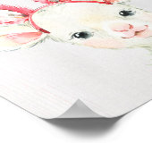 Niedliches Lamm Farm Kinderzimmer Art Print Poster (Ecke)