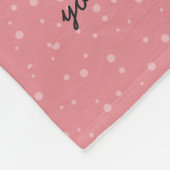 Niedliches Lamm * Hintergrundfarbe auswählen Fleecedecke (Ecke)