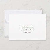 Niedliches Lamm in Doodle Blume Kranz Danke Karte (Rückseite)