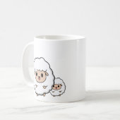 Niedliches Lamm Kaffeetasse (Vorderseite Links)