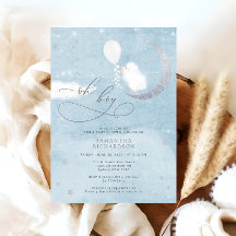 Niedliches Lamm mit Balloondusche Einladung