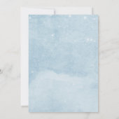 Niedliches Lamm mit Balloondusche Einladung (Rückseite)