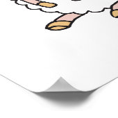 niedliches Lamm Poster (Ecke)