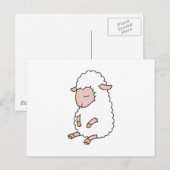 niedliches Lamm Postkarte (Vorne/Hinten)