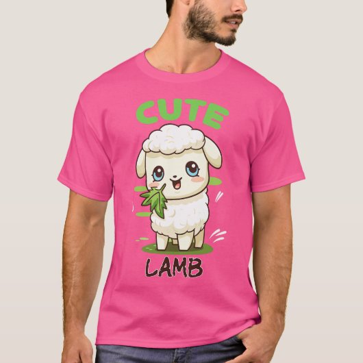 Niedliches Lamm T-Shirt (Vorderseite)