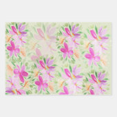 Niedliches Land Boho Geschenkpapier Set (Vorderseite)