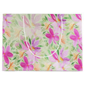 Niedliches Land Boho Große Geschenktüte (Vorderseite)