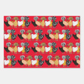 Niedliches Land der polnischen Hühner Geschenkpapier Set (Vorderseite 2)