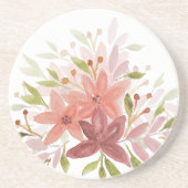 Niedliches Land Rustikale Wasserfarben Getränkeuntersetzer (Vorne)