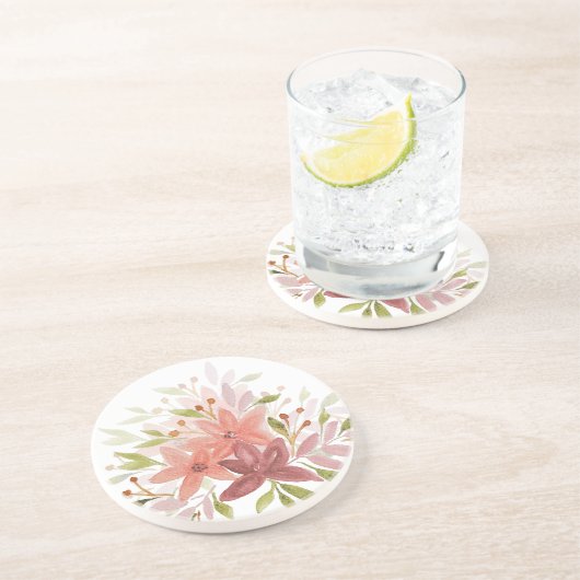 Niedliches Land Rustikale Wasserfarben Getränkeuntersetzer (Seite)