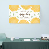 Niedliches Land-Sonnenblume-Baby-Duschen-Party Banner (Messeveranstaltung)