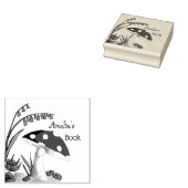 Niedliches Land Toadstool Buchungsplatte Gummistempel (Stempel)