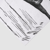 Niedliches Land Vintage Kuhfarm Party Seidenpapier (Detail)