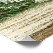 Niedliches Land Vintage Pferdededekor-Plakat Poster (Ecke)