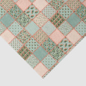 Niedliches Länderquiltmuster Party Seidenpapier (Ausschnitt)