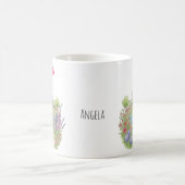 Niedliches Landhaus Personalisiert mit Namen Kaffeetasse (Mittel)