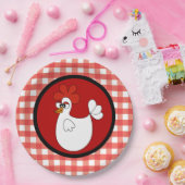 Niedliches Landhühnerhähnchen Party Pappteller (Party)