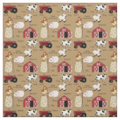 Niedliches landwirtschaftliches Muster Stoff (Muster)