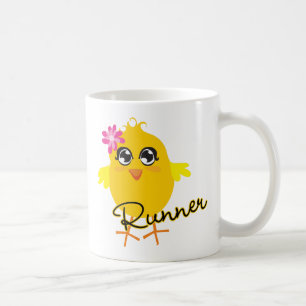 Niedliches Läufer-Küken Kaffeetasse
