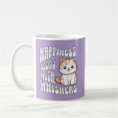 Niedliches Lavendel-Sprichwort Kaffeetasse (Links)