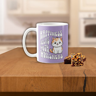 Niedliches Lavendel-Sprichwort Kaffeetasse