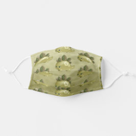 Niedliches Leafy Dino Mund-Nasen-Maske Aus Stoff