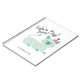 Niedliches Leben des Katzen-Zitat-| ist ein Notizblock (Linke Seite)