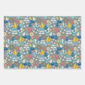 Niedliches Leben in der Seefahrt Geschenkpapier Set (Vorderseite 3)