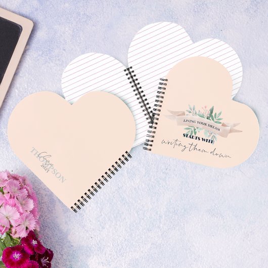 Niedliches Leben in Ihren Traumkursen Erinnerungen Notizblock