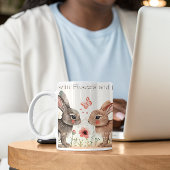 Niedliches Leben ist besser mit sonnigen Kaninchen Kaffeetasse