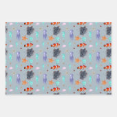 Niedliches Leben von Meerestieren Geschenkpapier Set (Vorderseite)