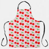 Niedliches, lebendiges Cherry-Muster Schürze (Vorderseite)