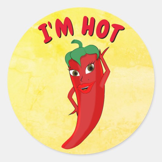 Niedliches Lebensmitteletikett Runder Aufkleber (Vorderseite)