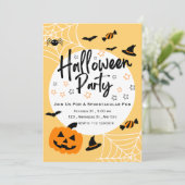 Niedliches, lebhaftes, gelbes Orangenröschen Einladung (Stehend Vorderseite)