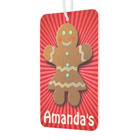 Niedliches Lebkuchen Autolufterfrischer (Links)