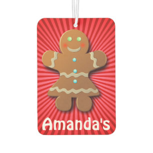 Niedliches Lebkuchen Autolufterfrischer