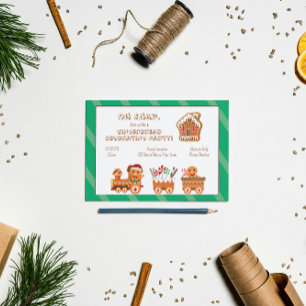 Niedliches Lebkuchen - Einladung