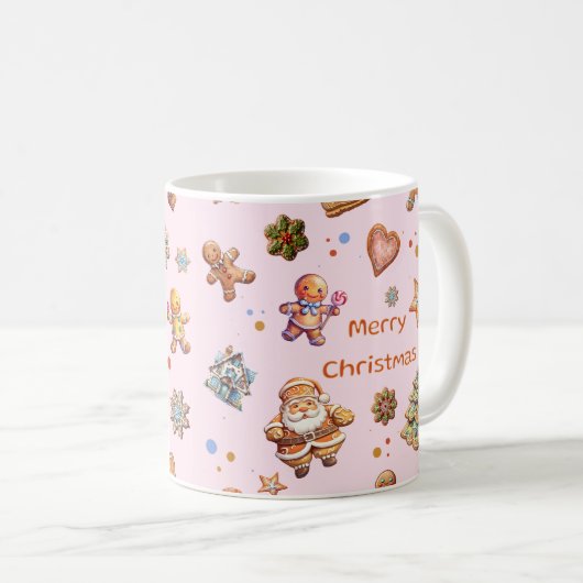 Niedliches Lebkuchen Kaffeetasse (VorderseiteRechts)