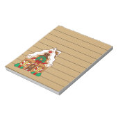 Niedliches Lebkuchen Küche Lebensmittelgeschäft Li Notizblock (Rotiert)