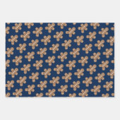 Niedliches Lebkuchen Mann Kekse benutzerdefinierte Geschenkpapier Set (Vorderseite 2)