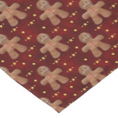 Niedliches Lebkuchen Männer an Weihnachten Kurzer Tischläufer (Ecke)