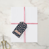 Niedliches Lebkuchen Weihnachtsgeschenk-Tag Geschenkanhänger (Mit Garn)