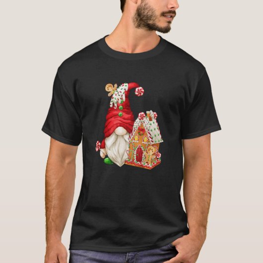 Niedliches Lebkuchendesign für Weihnachten mit Chr T-Shirt (Vorderseite)