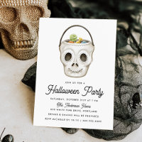 Niedliches Leckerei-Eimer-Halloween-Party