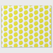 Niedliches Lemo Muster Geschenkpapier (Flach)